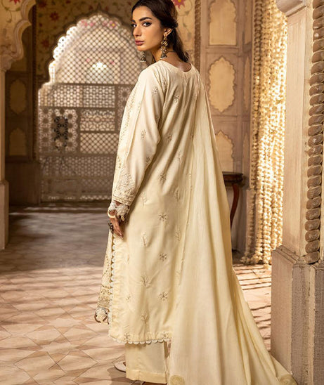 Shaista Semi Peach Jacquard'24 D#396