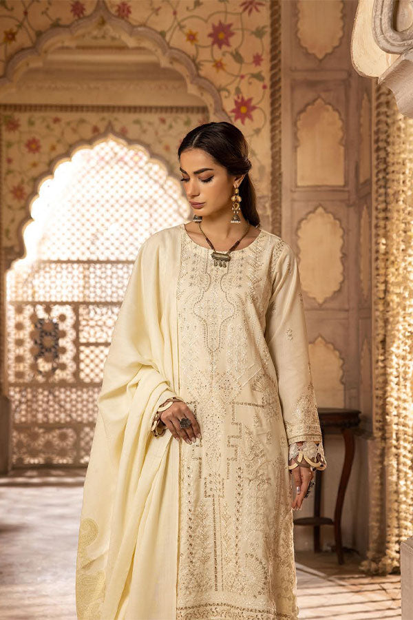 Shaista Semi Peach Jacquard'24 D#396
