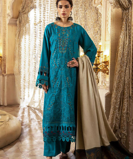 Shaista Semi Peach Jacquard'24 D#397