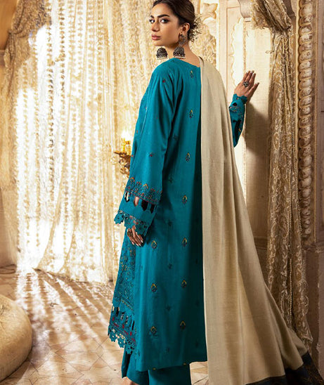 Shaista Semi Peach Jacquard'24 D#397