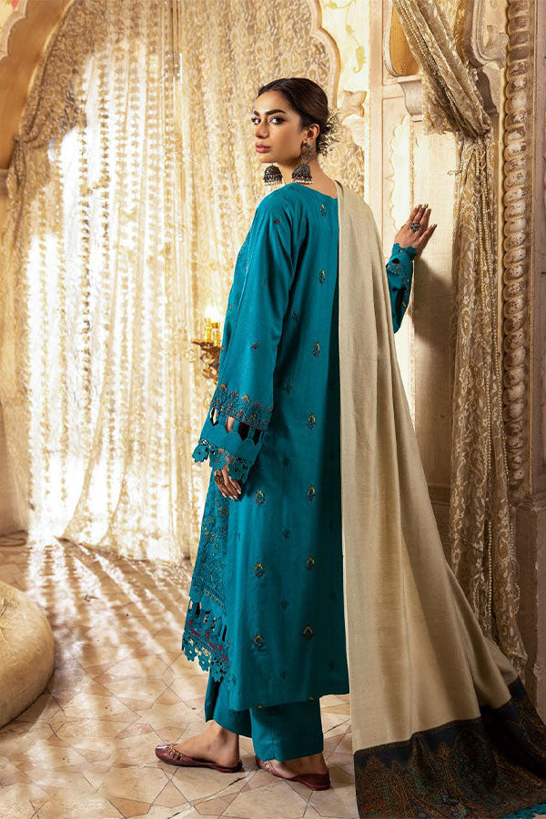 Shaista Semi Peach Jacquard'24 D#397