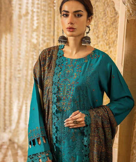 Shaista Semi Peach Jacquard'24 D#397