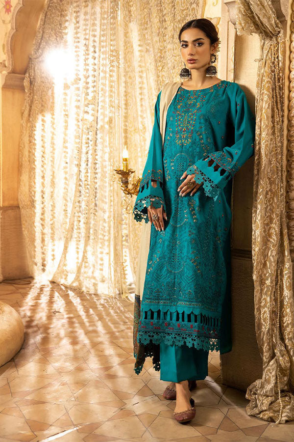 Shaista Semi Peach Jacquard'24 D#397