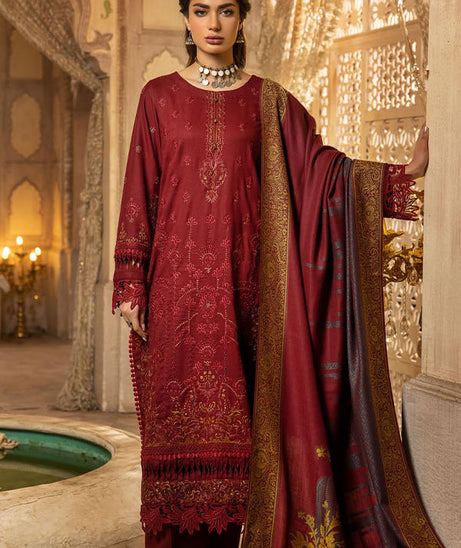 Shaista Semi Peach Jacquard'24 D#399