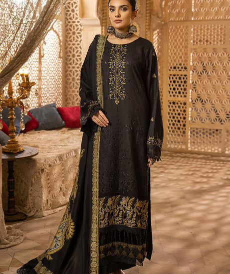 Shaista Semi Peach Jacquard'24 D#400