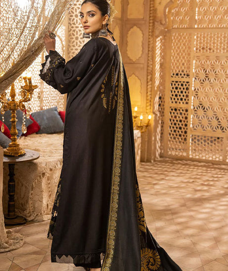 Shaista Semi Peach Jacquard'24 D#400