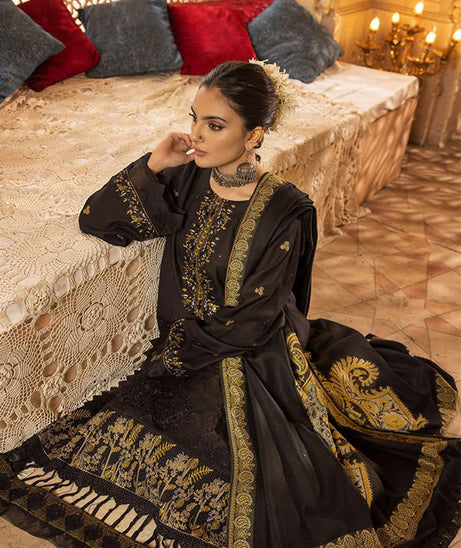 Shaista Semi Peach Jacquard'24 D#400