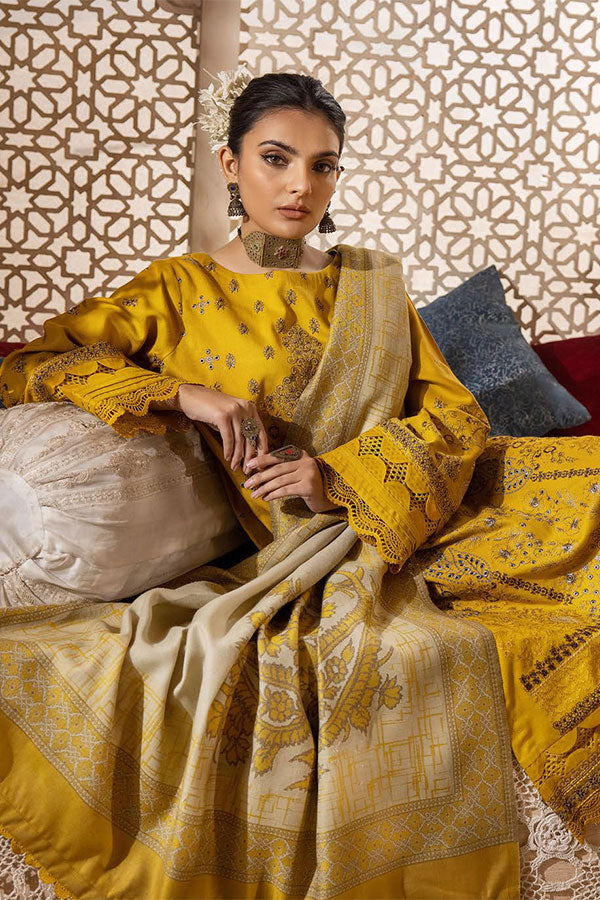 Shaista Semi Peach Jacquard`25 D#402