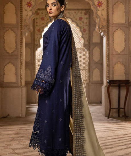 Shaista Semi Peach Jacquard`25 D#403