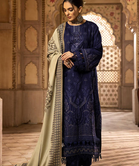 Shaista Semi Peach Jacquard`25 D#403