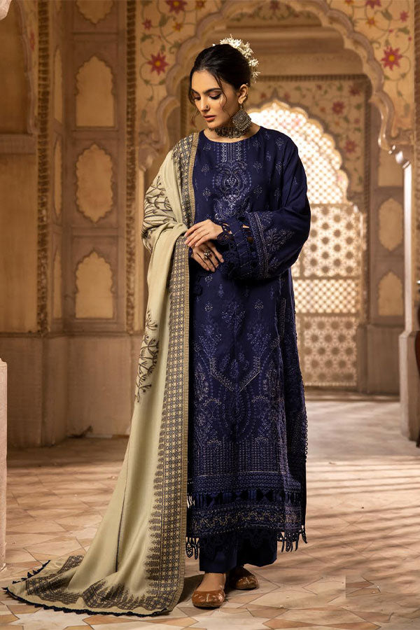 Shaista Semi Peach Jacquard`25 D#403