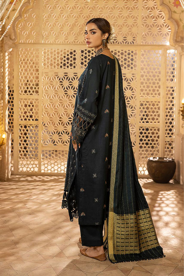 Shaista Semi Peach Jacquard`25 D#406