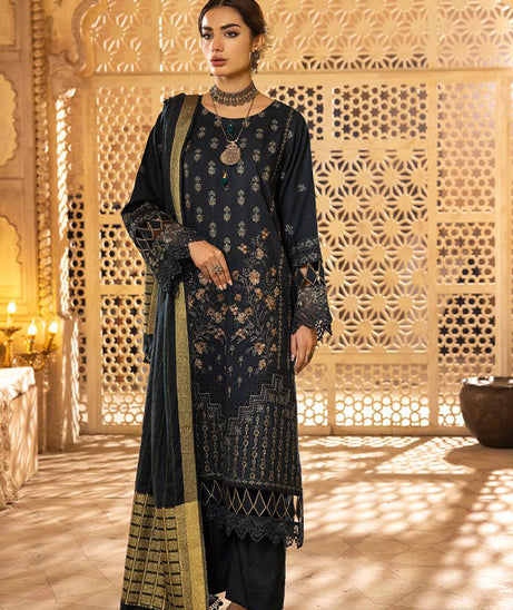 Shaista Semi Peach Jacquard`25 D#406