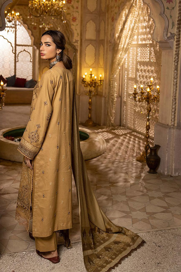 Shaista Semi Peach Jacquard`25 D#407