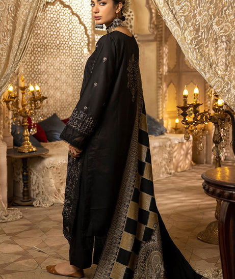 Shaista Semi Peach Jacquard`25 D#408