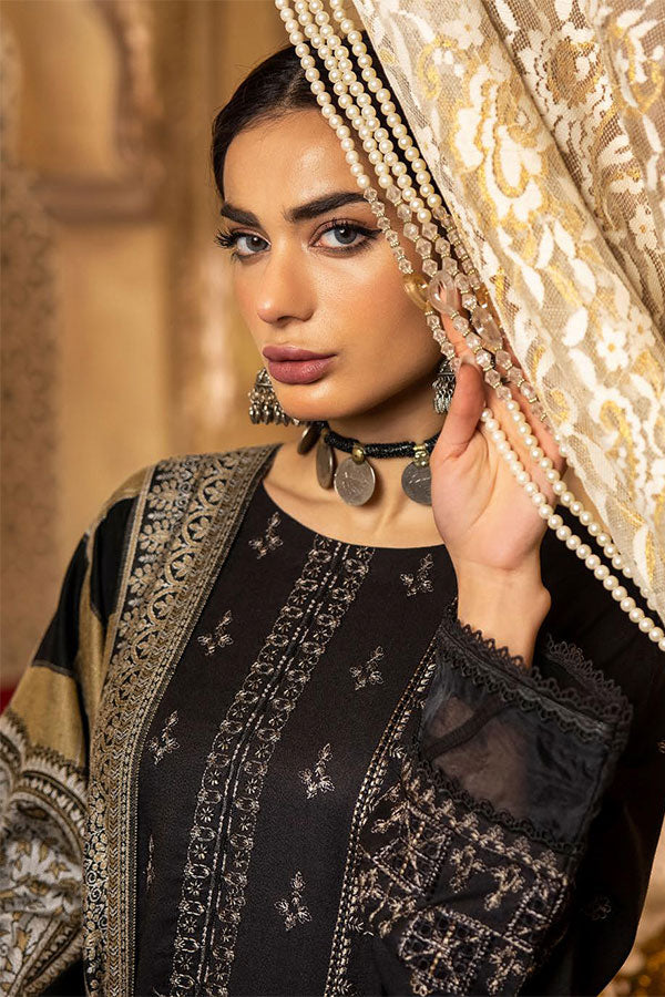 Shaista Semi Peach Jacquard`25 D#408