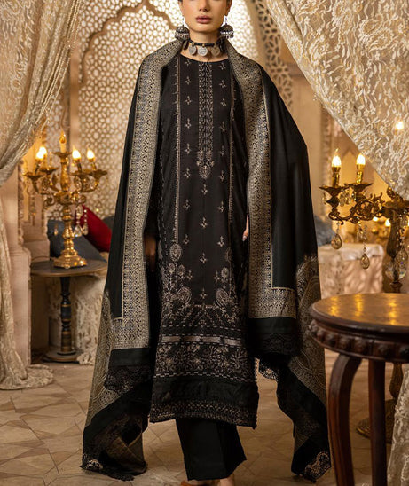 Shaista Semi Peach Jacquard`25 D#408