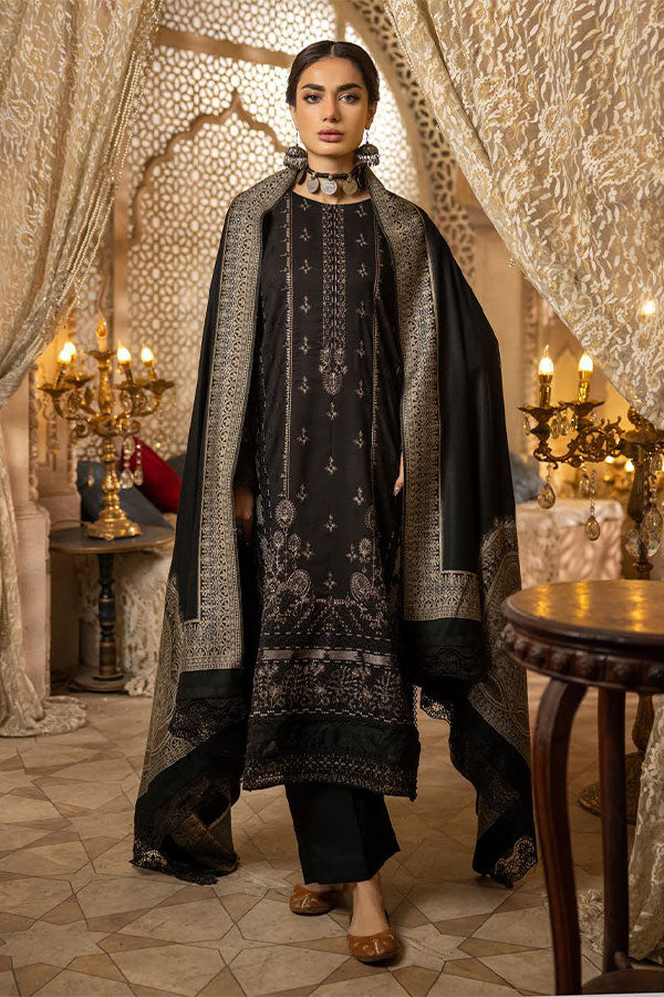 Shaista Semi Peach Jacquard`25 D#408