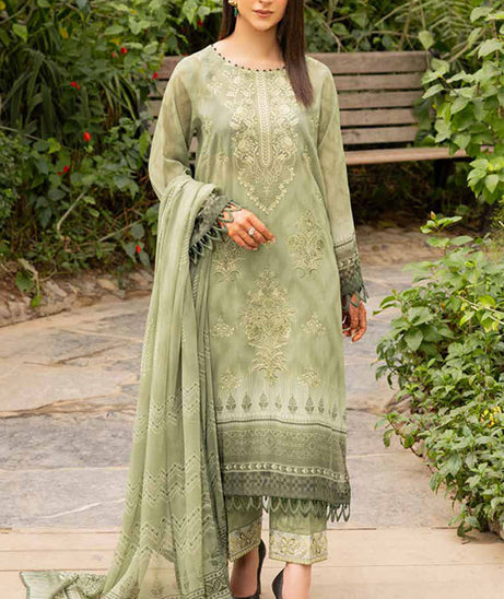 Shaista Shanzay S/Emb Lawn`23 D#74