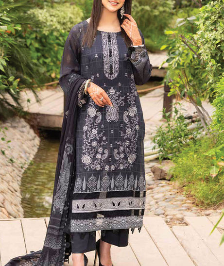 Shaista Shanzay S/Emb Lawn`23 D#76