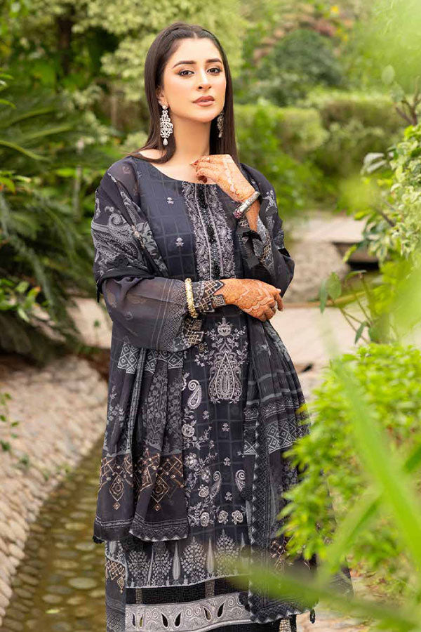 Shaista Shanzay S/Emb Lawn`23 D#76
