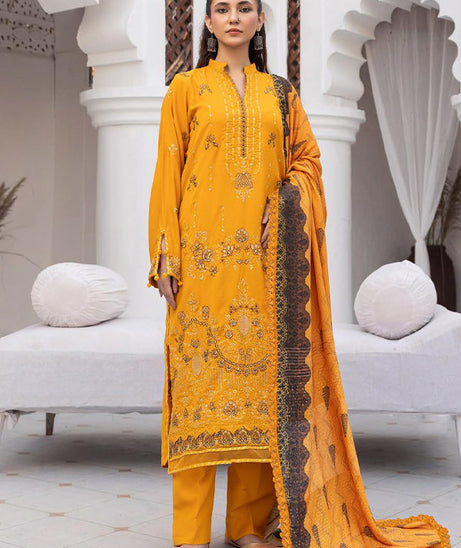 Shaista Shumaii Semi Peach`25 D#772