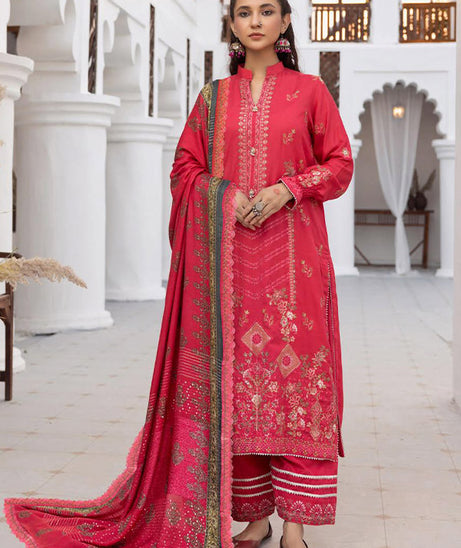 Shaista Shumaii Semi Peach`25 D#773