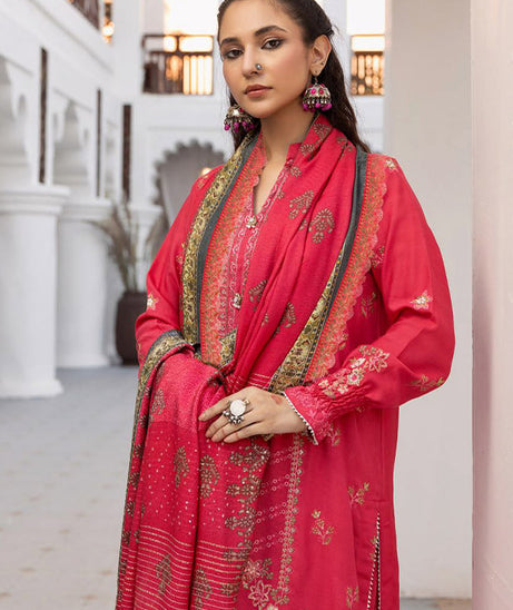 Shaista Shumaii Semi Peach`25 D#773