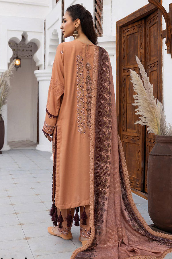 Shaista Shumaii Semi Peach`25 D#774
