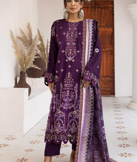 Shaista Shumaii Semi Peach`25 D#775