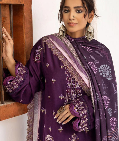 Shaista Shumaii Semi Peach`25 D#775