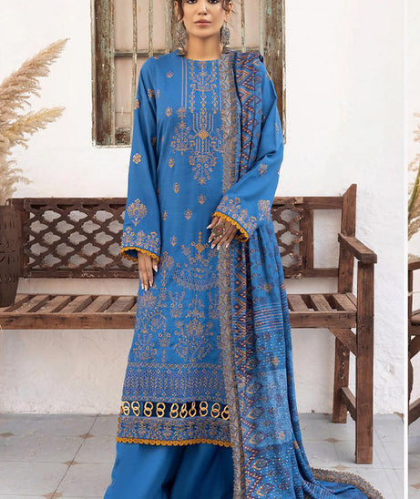 Shaista Shumaii Semi Peach`25 D#777