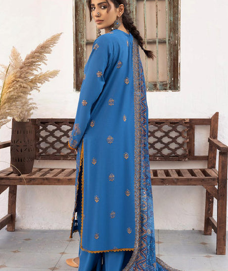 Shaista Shumaii Semi Peach`25 D#777