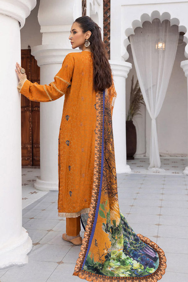 Shaista Shumaii Semi Peach`25 D#778