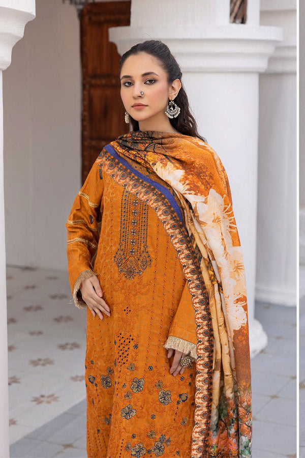 Shaista Shumaii Semi Peach`25 D#778