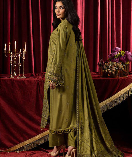 Shaista Supreme Emb Peach`25 D#75