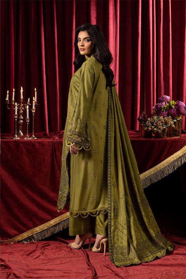 Shaista Supreme Emb Peach`25 D#75