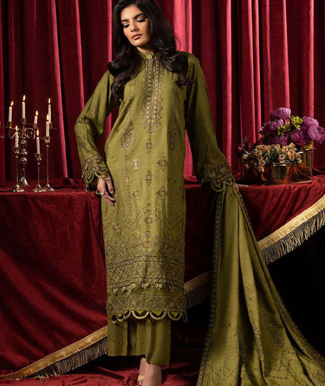 Shaista Supreme Emb Peach`25 D#75