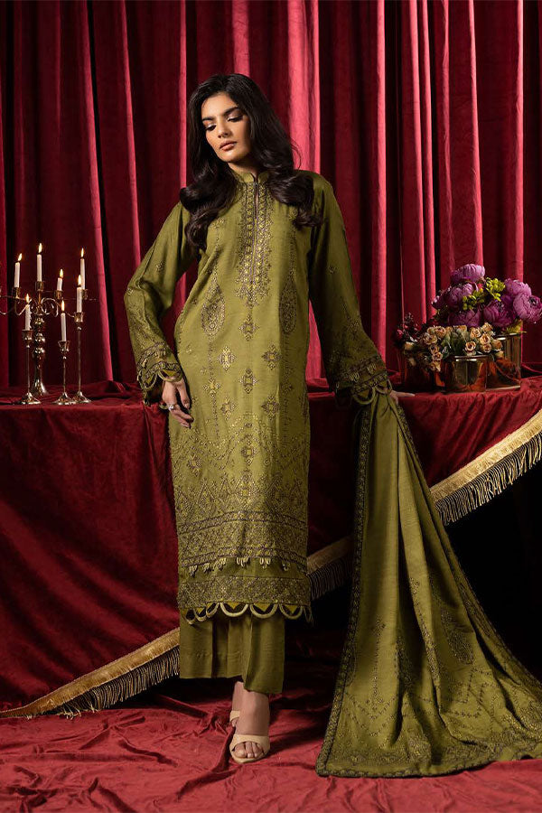 Shaista Supreme Emb Peach`25 D#75