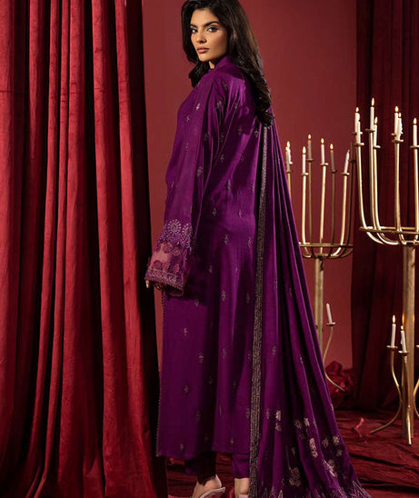 Shaista Supreme Emb Peach`25 D#76