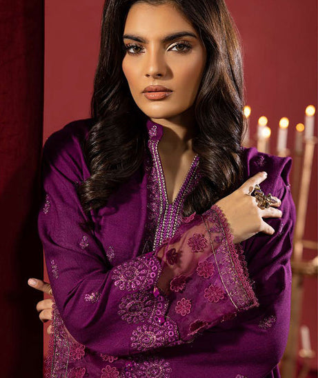 Shaista Supreme Emb Peach`25 D#76