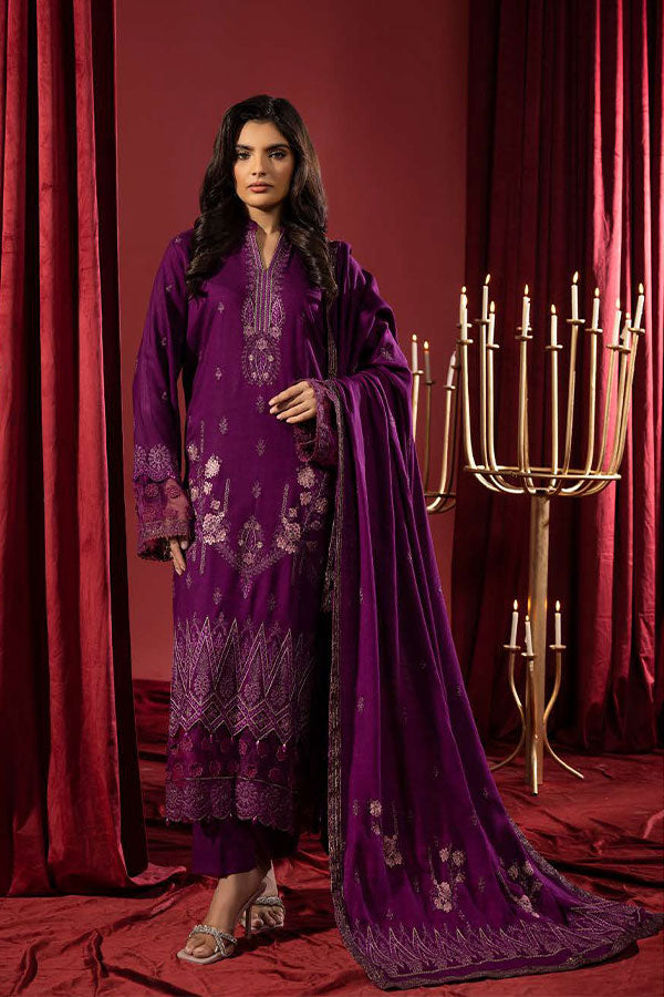 Shaista Supreme Emb Peach`25 D#76