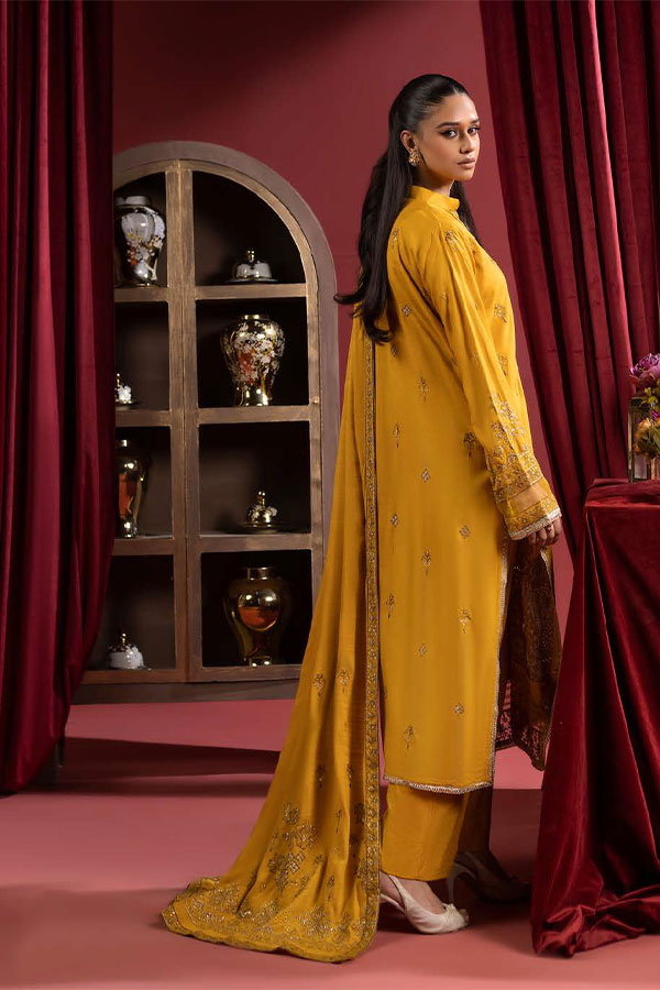 Shaista Supreme Emb Peach`25 D#77