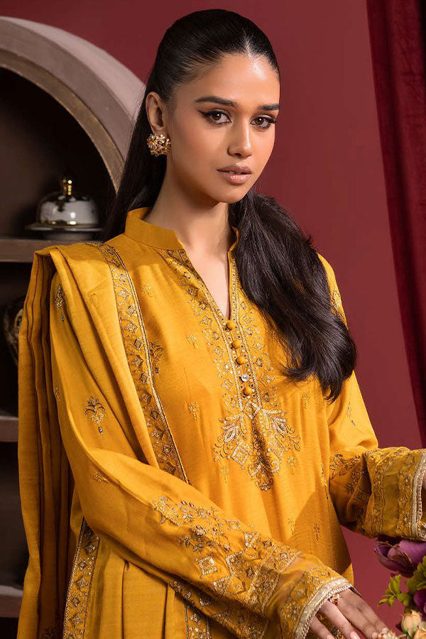 Shaista Supreme Emb Peach`25 D#77