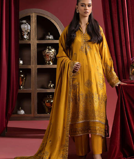 Shaista Supreme Emb Peach`25 D#77