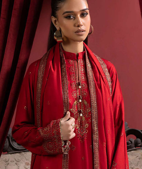 Shaista Supreme Emb Peach`25 D#78