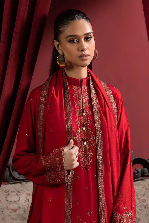 Shaista Supreme Emb Peach`25 D#78