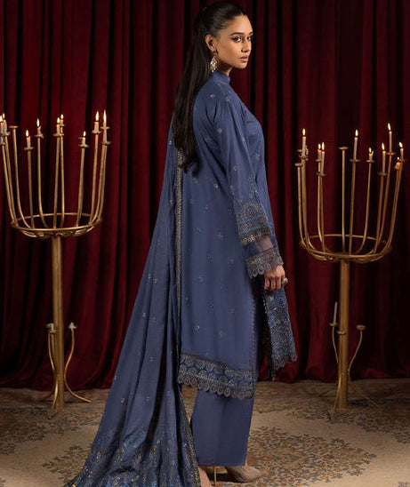 Shaista Supreme Emb Peach`25 D#79