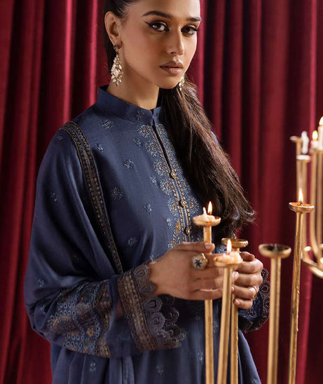 Shaista Supreme Emb Peach`25 D#79