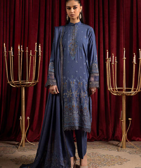 Shaista Supreme Emb Peach`25 D#79